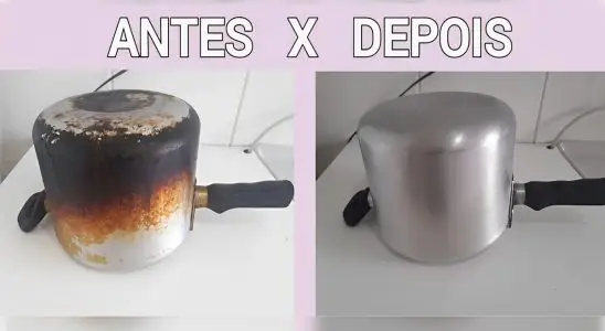 Dica para limpar panela queimada de gordura e deixá-la como nova 2 dica para limpar panela