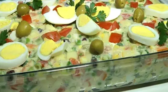 Salada natalina de maionese com legumes anote na sua lista de receitas de fim de ano 4 salada natalina