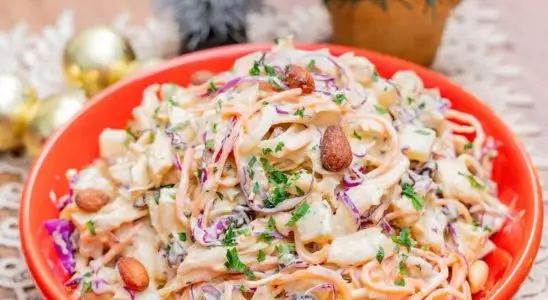 Salpicão para o natal que não precisa colocar maionese nem creme de leite 1 salpicão para o natal