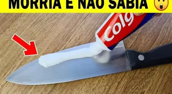 Valiosa dica para afiar facas de um jeito fácil que vai te deixar de boca aberta com o resultado 1 dica para afiar facas