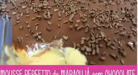 Na sua ceia de Natal não pode faltar esse mousse de maracujá perfeito com chocolate 3 mousse de maracujá perfeito