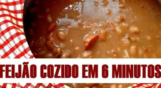 Veja como cozinhar feijão em poucos minutos e mesmo assim deixar delicioso e suculento 3 cozinhar feijão