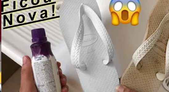 Aprenda como limpar chinelo encardido que vai ficar parecendo chinelo novo 4 como limpar chinelo encardido