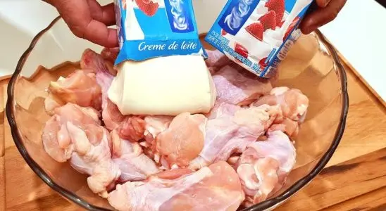 Essa receita de frango com creme de leite é super simples de fazer para o almoço de dia das mães 2 frango com creme de leite