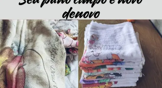 Misturinha caseira para te ajudar a desencardir pano de prato sujo 1 misturinha caseira