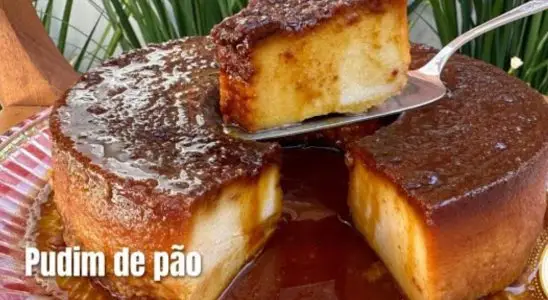 Pudim de pão igual a esse você nunca comeu, fica melhor que o da padaria 4 pudim de pão