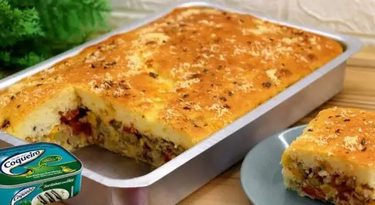 Receita de torta de sardinha dos anos 90 que fica super saborosa 3 torta de sardinha