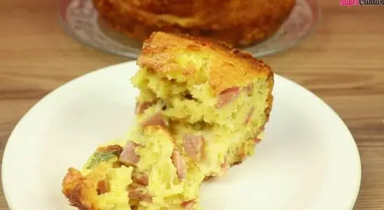 Bolo de milho salgado: para você começar bem o seu domingo logo no café da manhã 4 bolo de milho salgado