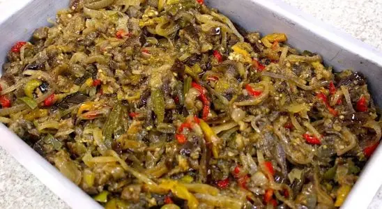 Essa é a melhor caponata de berinjela que já fiz para o dia das mães 4 caponata de berinjela