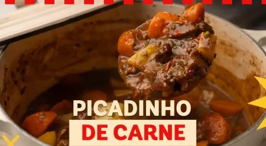 Receita de picadinho de carne de mãe: muito saboroso com aquele caldinho maravilhoso 1 picadinho de carne