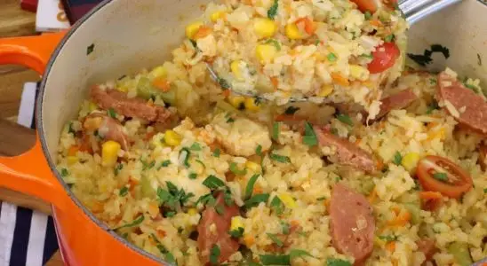 Nos dias mais corridos faço esse almoço de uma panela só super gostoso e todo mundo adora 4 almoço de uma panela só