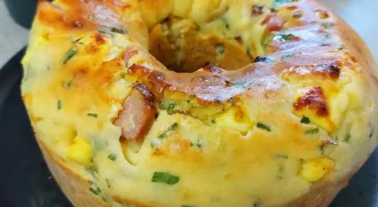 Bolo salgado úmido e saboroso: combina perfeitamente com seu café da manhã 4 bolo salgado