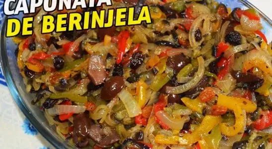 Receita de caponata de berinjela temperada do jeito certo para não amargar 3 caponata de berinjela