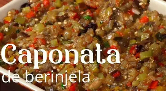 Como fazer caponata de berinjela perfeita e com tempero no ponto certo 4 caponata de berinjela