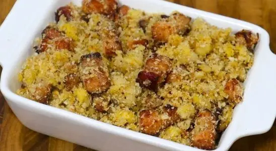 Farofa de banana crocante perfeita para acompanhar seu churrasco de domingo 2 farofa de banana crocante