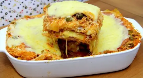Lasanha de frango suculenta e fácil que é a cara de todo almoço de domingo 1 lasanha de frango