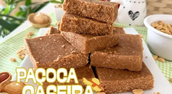 Festa junina chegando então já aprenda a fazer essa paçoca caseira deliciosa 3 paçoca caseira