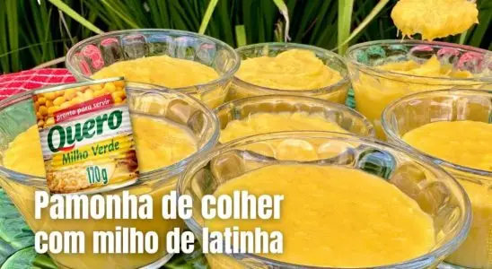 Pamonha de colher com milho de latinha: receita fácil e que deixa todo mundo querendo mais 1 pamonha de colher