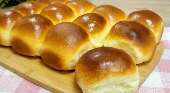 Pão 2 leites: tão fofinho e macio que parece um pedaço de algodão 1 pão 2 leites