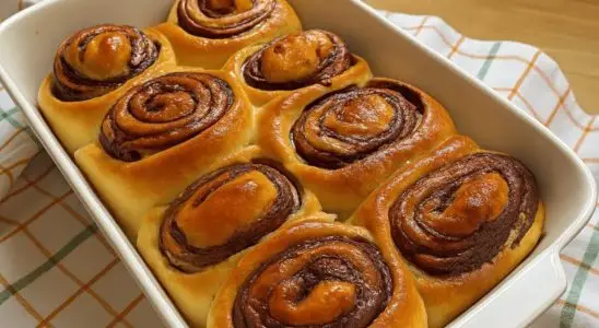 Pão de Nutella caseiro: fica muito fofinho e uma textura incrível 1 pão de Nutella