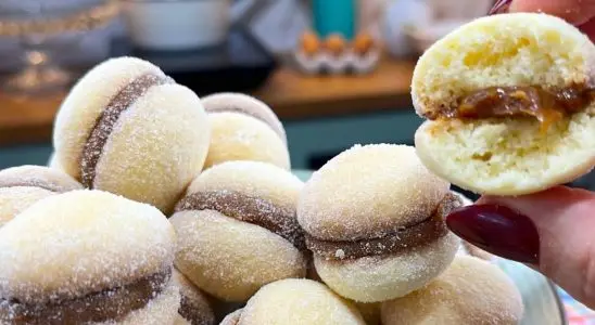 Casadinho de doce de leite feito no capricho para você saborear na hora do café 3 casadinho de doce de leite