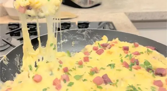 macarrão com creme de batata