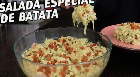 Salada de batata especial e cremosa: fácil de fazer e vai virar seu acompanhamento favorito 1 salada de batata especial