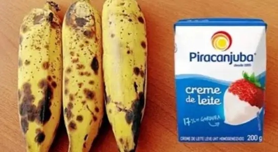 sobremesa de banana