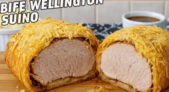 Bife Wellington suíno suculento que vai surpreender sua família no almoço ou jantar 4 BIFE WELLINGTON SUÍNO