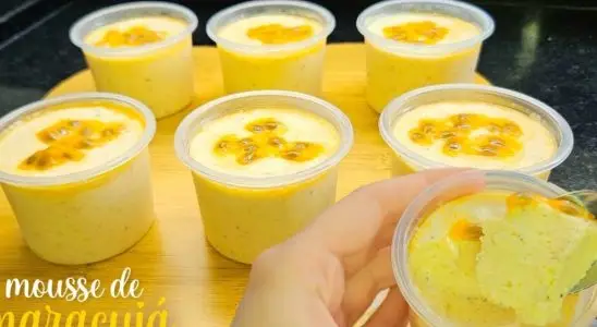 mousse de maracujá