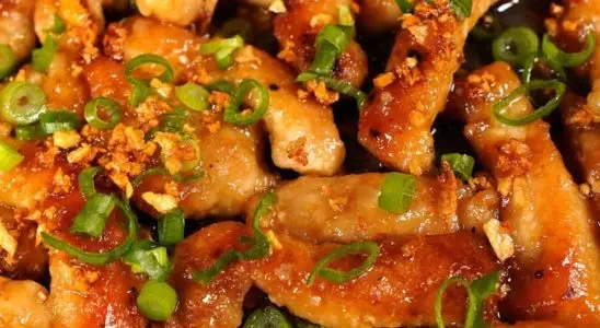 Carne de porco alho e óleo: lombinho com alho crocante feito em apenas 20 minutos 3 Carne de porco alho e óleo