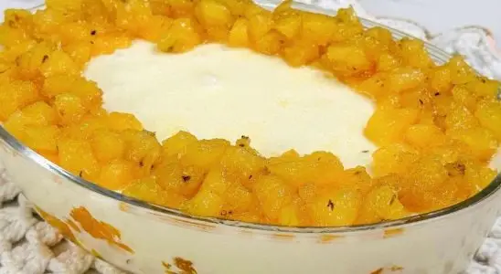 Gelado de abacaxi batido no liquidificador, sem leite condensado e que fica muito leve 2 GELADO DE ABACAXI