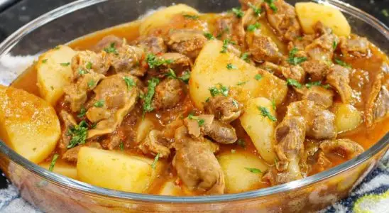 Moela com batata temperada que conquistou todos aqui em casa no almoço de domingo 4 MOELA COM BATATA