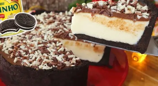 Torta de ninho com negresco na travessa, sobremesa fácil e irresistivelmente cremosa 1 TORTA DE NINHO COM NEGRESCO