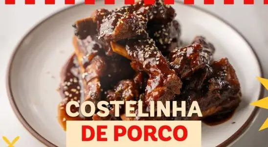 Costelinha de porco assada com sabor caseiro incrível para seu almoço 3 costelinha de porco