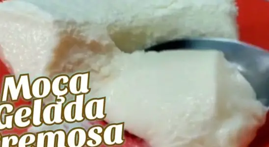 Sobremesa moça gelada cremosa: fácil e rápida, sem fogão, só bater e esperar gelar 3 sobremesa moça gelada