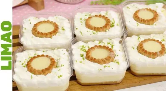 Tortinha de limão no potinho: sobremesa econômica, sem fogão e com mousse super cremosa 2 tortinha de limão