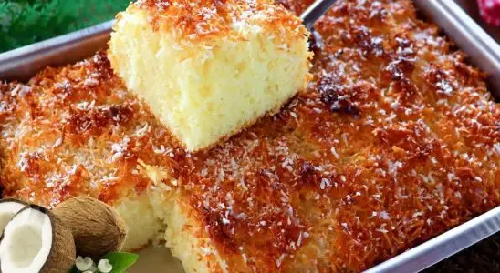 Bolo cuca de coco fofinho e com sabor de quero mais 4 bolo cuca de coco