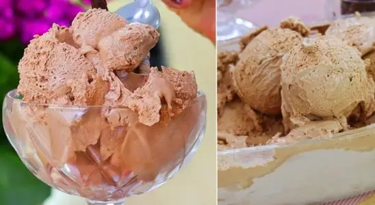 Sorvete de chocolate com quatro ingredientes super cremoso e pronto em minutos 1 sorvete de chocolate