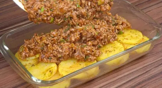 carne moída ao forno