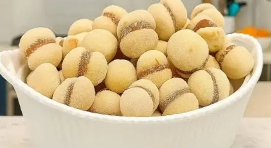 Casadinho de doce de leite que derrete, biscoitinho perfeito para acompanhar café 2 casadinho de doce de leite