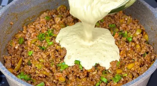 Fricassê de carne moída cremoso e fácil de preparar para seu almoço sem perder muito tempo na cozinha 4 fricassê de carne moída