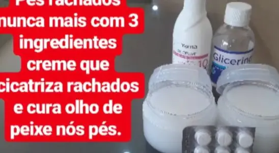 Creme para rachaduras dos pés: faça o creme com 3 ingredientes e resolva o problema dos seus pés 1 creme para rachaduras dos pés