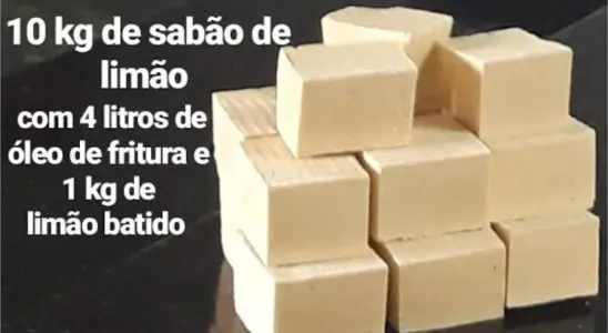 Sabão de limão caseiro: receita que limpa, desengordura e dá muito brilho 1 sabão de limão