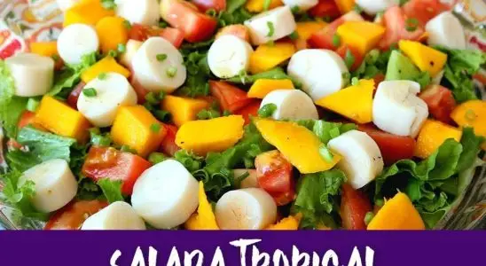 Salada tropical super diferente: prática e rápida para o seu almoço de verão ou Réveillon 1 salada tropical