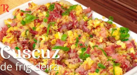 Cuscuz de frigideira: faça o cuscuz assim da próxima vez e surpreenda toda a sua família com o sabor 1 cuscuz de frigideira