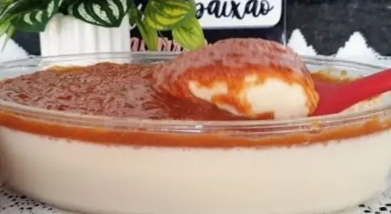 Pudim de travessa: sem forno e sem ovo, sobremesa fácil para o feriado de Natal 1 pudim de travessa