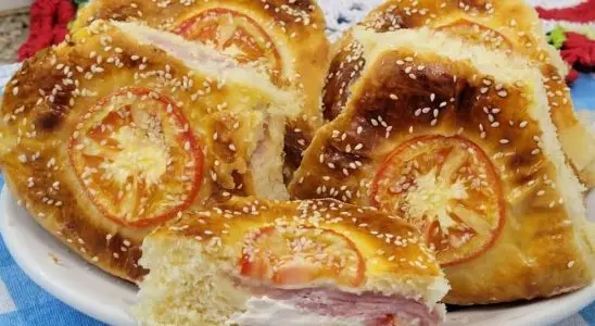 Salgado assado especial de Ceia de Natal: fácil, rápido e gostoso, esta pizza é perfeita 1 salgado assado especial