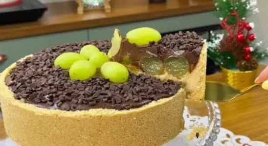 Torta trufada de uva: a sobremesa perfeita para o Natal, fácil de fazer e deliciosa 4 torta trufada de uva