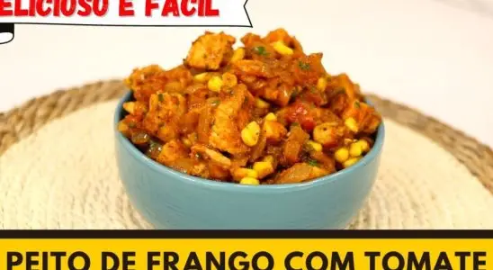 Frango suculento saboroso: aprenda a preparar peito de frango com tomate para uma refeição incrível 1 frango suculento saboroso